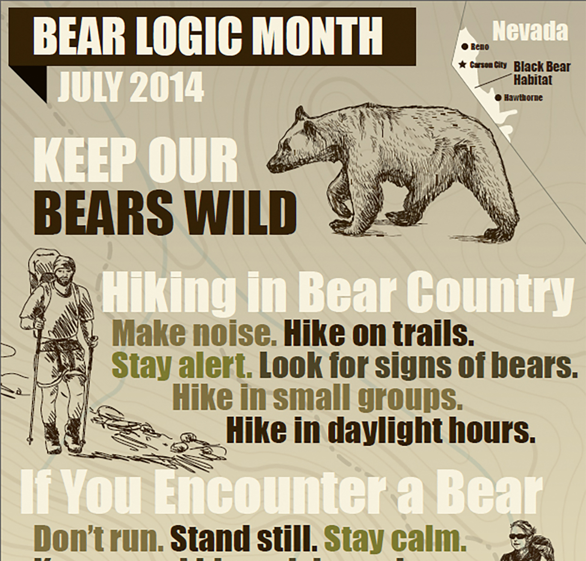 July is Bear Month - Hiking in Bear Country