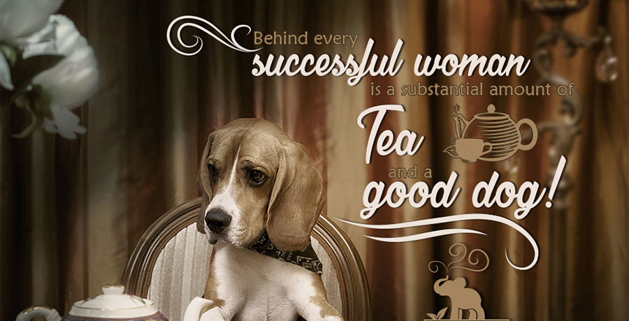 Behind every successful woman ...